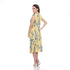 Flash Sale: Tropical Floral Pleated Midi Dress – DR1050